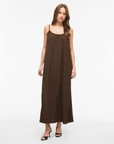 Vestido Midi - Castanho