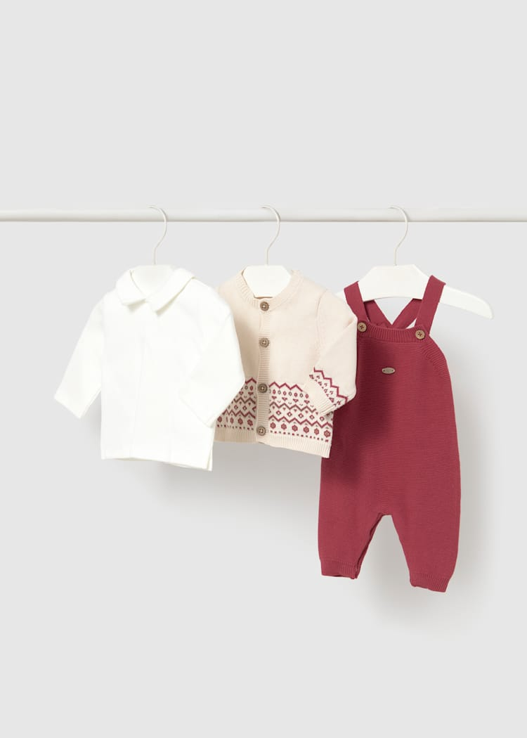Conjunto de 3 Peças - Vermelho