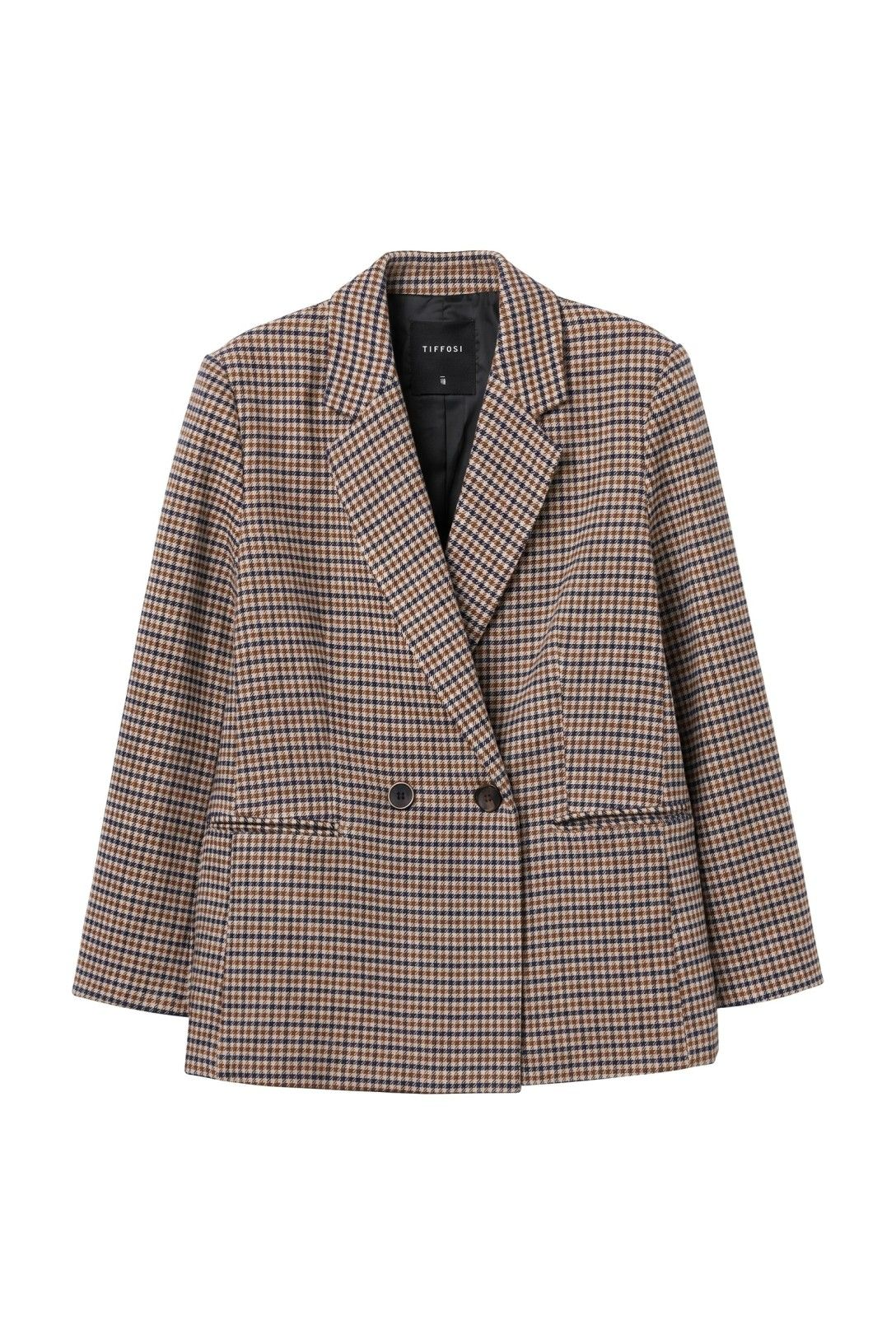 Blazer Xadrez - Bege