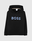 Hoodie com Logo Boss - Preto