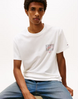 T-shirt com Estampado Traseiro - Branco