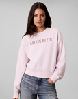 Sweat com Logo - Rosa
