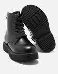 Bota Estilo Militar - Preto