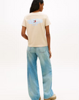 T-shirt com Logo - Amarelo