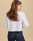 Camisa Cropped - Branco