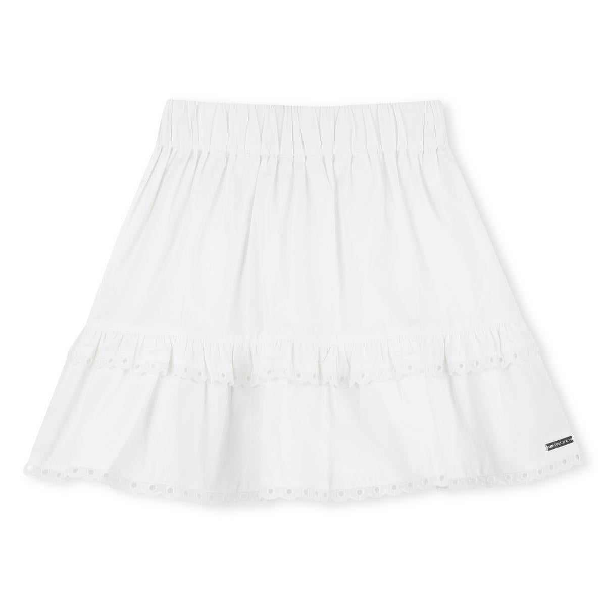 Saia Bordada - Branco
