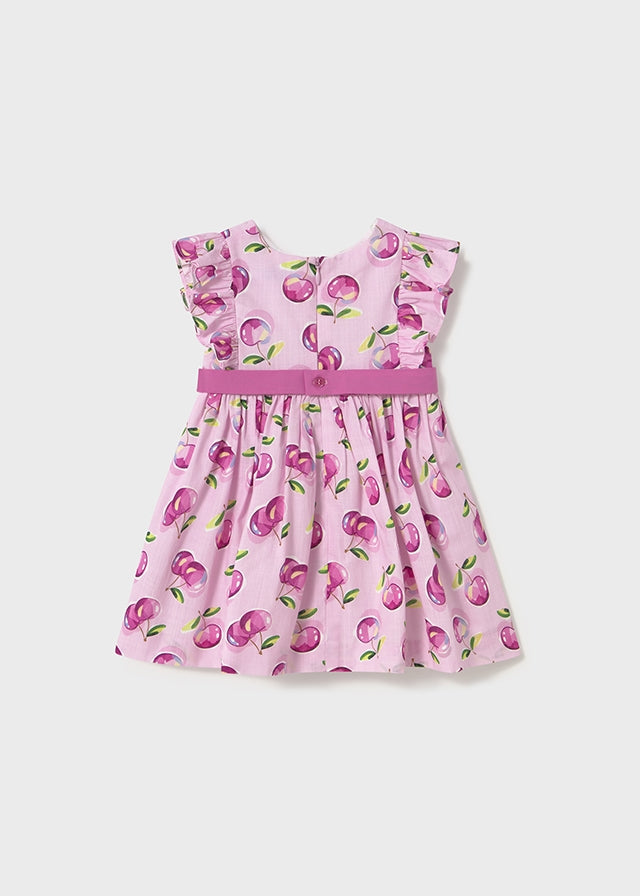 Vestido Estampado - Rosa