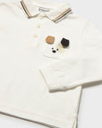 Polo de Manga Comprida - Branco