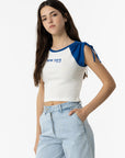 Crop Top - Azul Médio