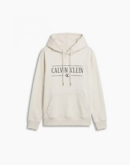 Hoodie Bordada - Bege