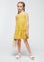 Vestido Perfurado - Amarelo