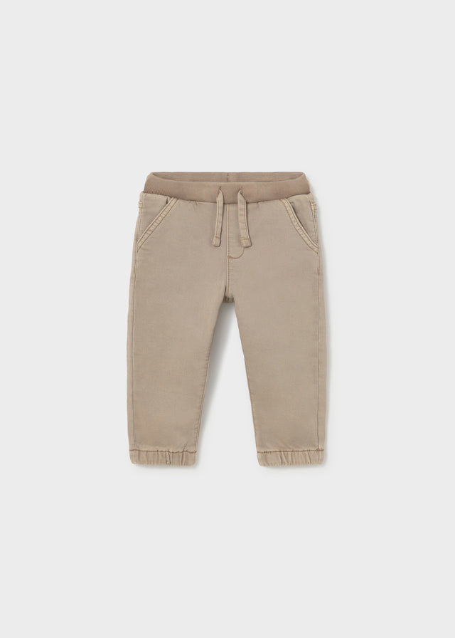 Calças Jogger - Bege