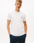 T-shirt com Estampado Traseiro - Branco