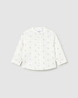 Camisa com Padrão - Branco