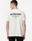 T-shirt com Estampado Traseiro - Branco