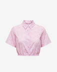 Camisa Cropped - Rosa