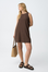 Vestido Curto - Castanho