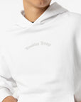 Hoodie com Estampado Traseiro - Branco