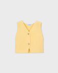 Top tipo Colete - Amarelo