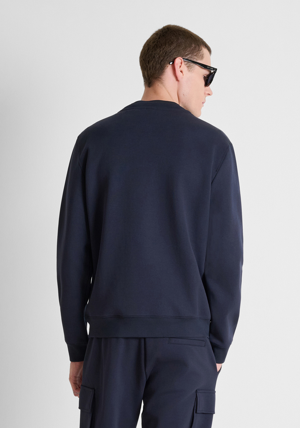 Sweat com Relevo - Marinho