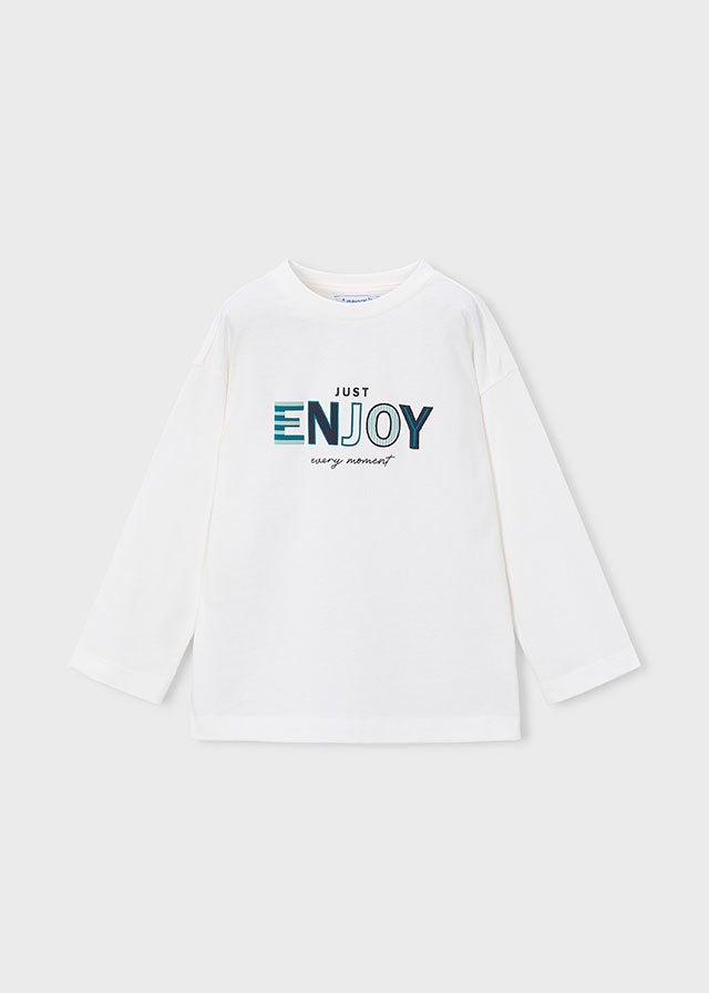 Camisola de Manga Comprida - Branco
