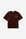 T-shirt com Estampado Traseiro - Bordo
