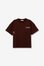 T-shirt com Estampado Traseiro - Bordo