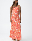 Vestido Midi - Coral