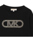 Sweatshirt com Logo Michael Kors - Preto