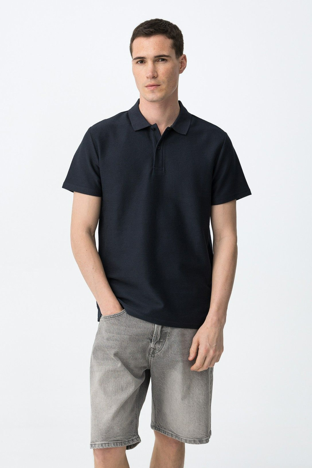 Polo Regular - Marinho