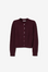 Cardigan de Malha - Bordo