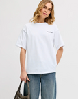 T-shirt com Estampado Traseiro - Branco