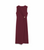 Vestido Midi - Bordo