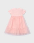 Vestido Combinado - Rosa