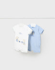 Pack de 2 Babygros - Azul Claro