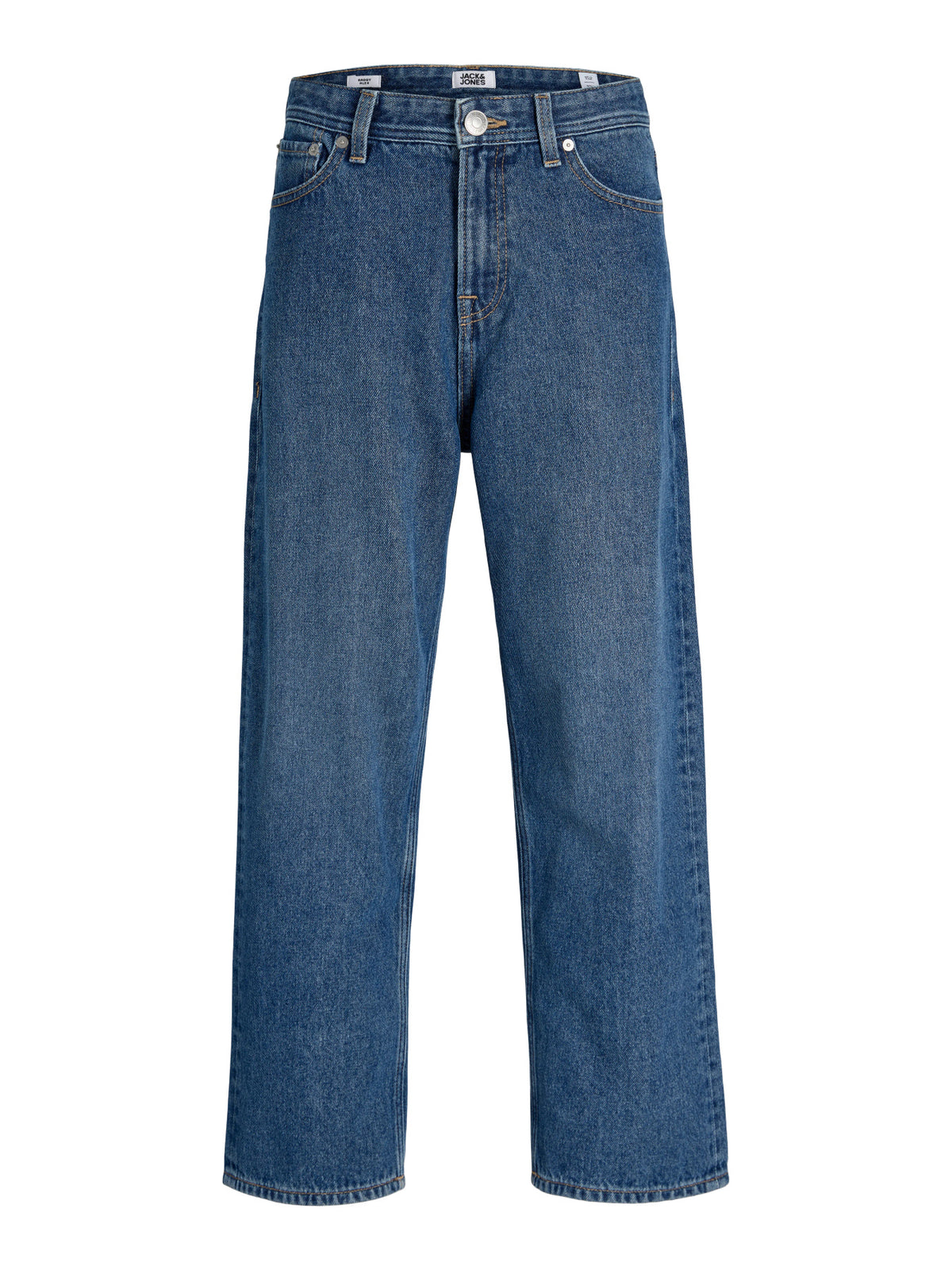 Calças de Ganga Baggy - Azul Médio