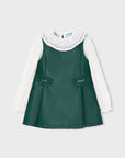 Vestido Combinado - Verde