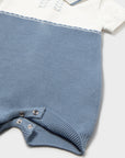 Babygrow de Malha - Azul Médio