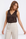 Blusa de Cetim - Castanho