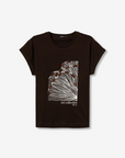 T-shirt Estampada - Castanho