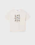 T-shirt Estampada - Crú