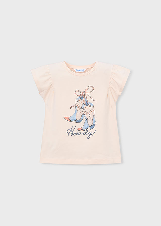 T-shirt Estampada - Crú