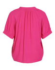 Blusa de Manga Curta - Fuschia