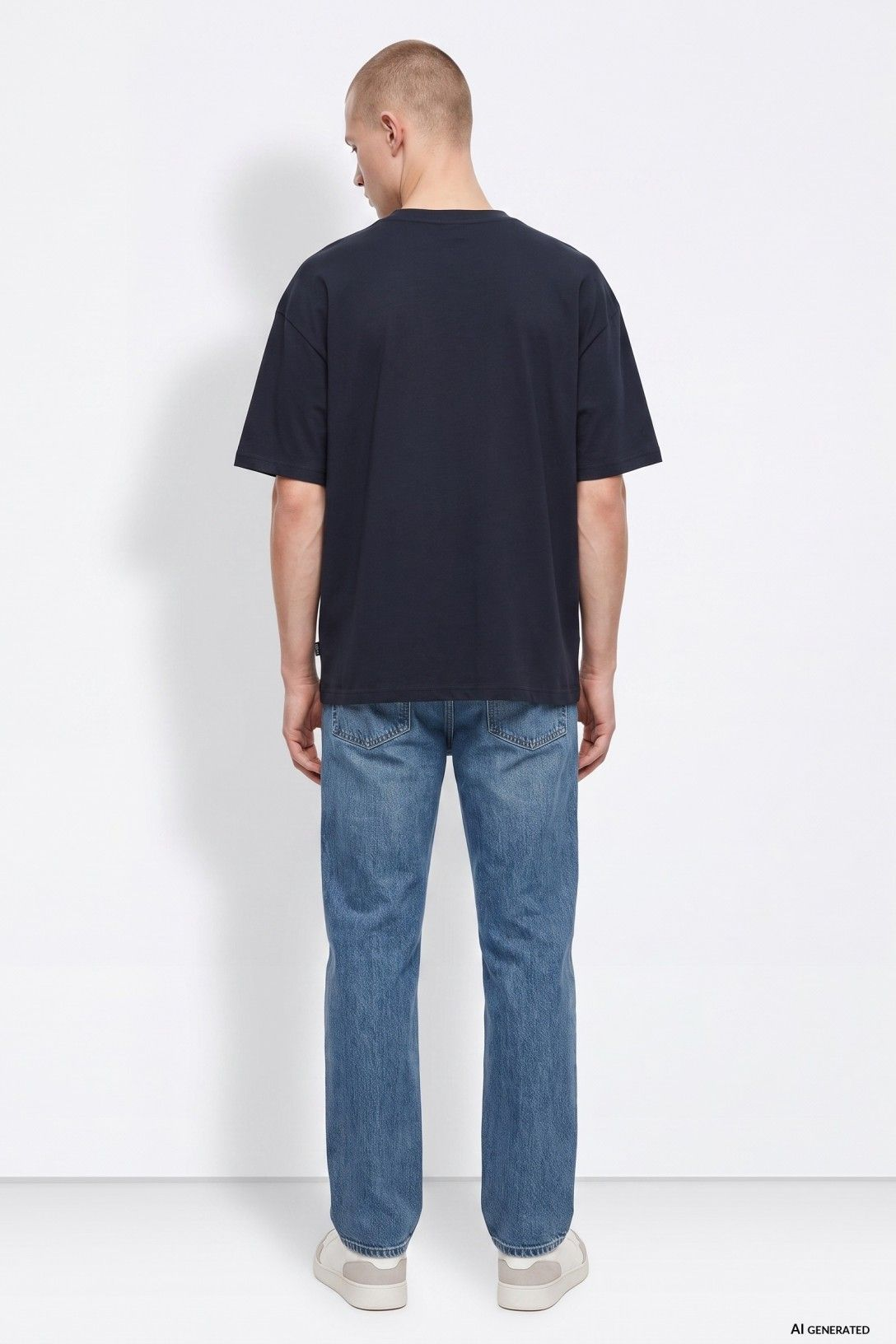 T-shirt Bordada - Marinho