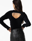 Top de Malha Cut Out - Preto