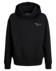 Hoodie com Estampado Traseiro - Preto