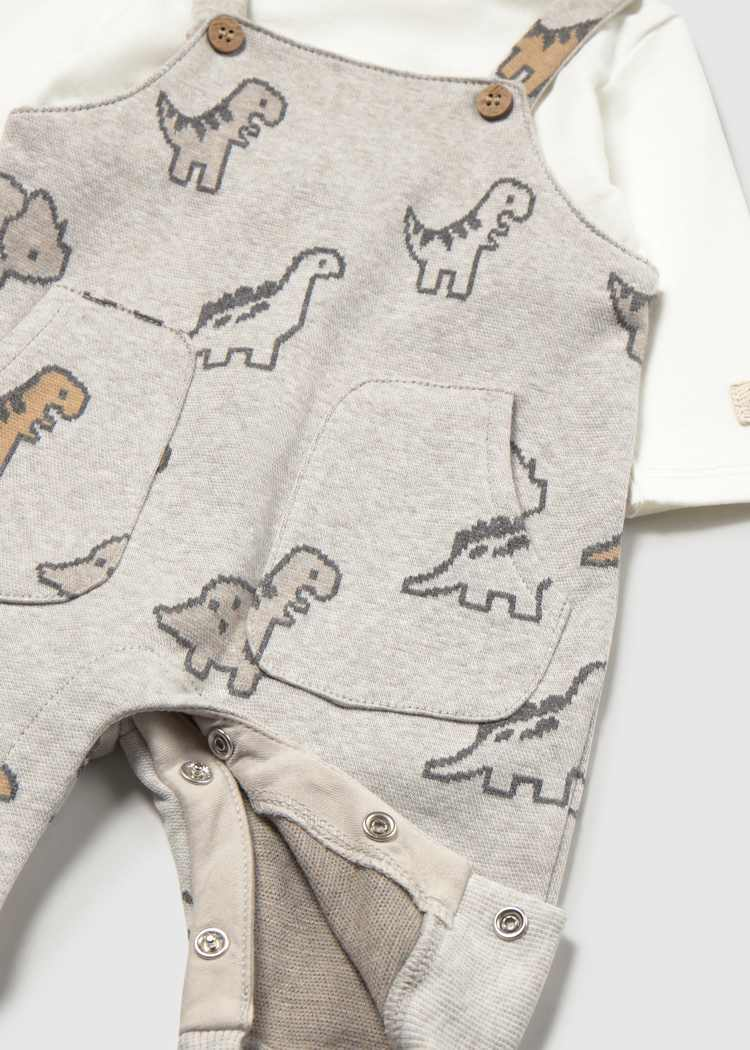 Babygrow sem Pé - Cinza