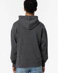 Hoodie com Bordado Frontal - Cinza