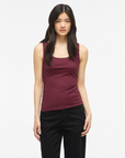 Top Decote Quadrado - Bordo