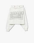 Hoodie com Estampado Frontal - Branco